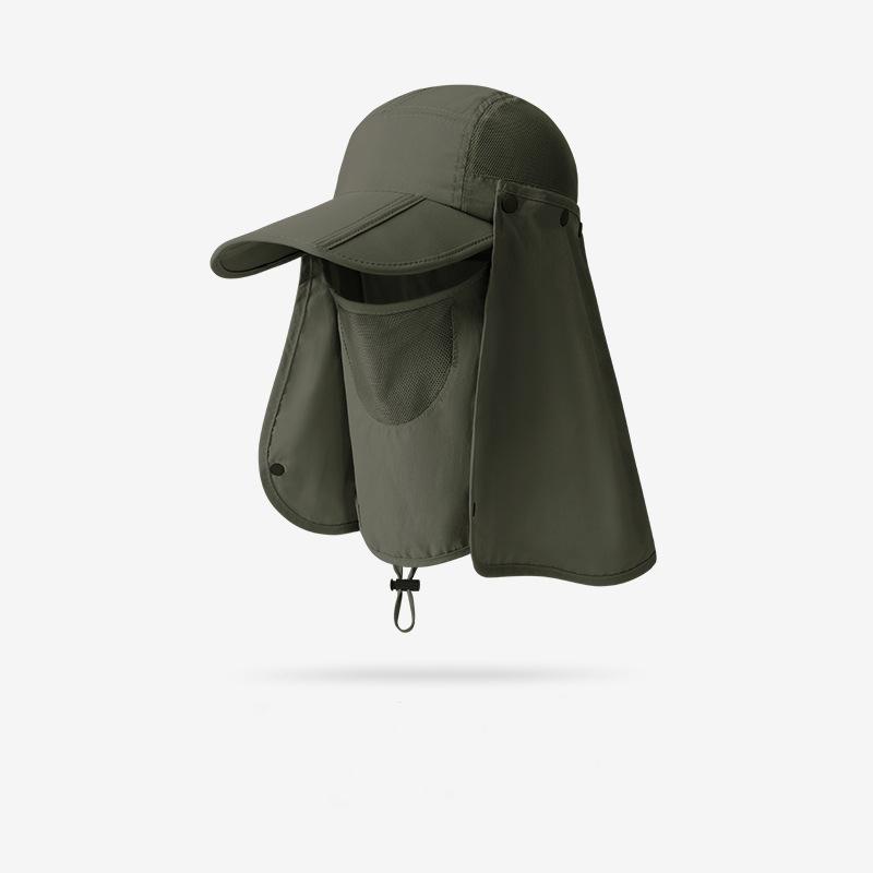Summer Sun Hats UV Protection Mask Scarf Caps Men Women Hiking Camping Visor Bucket Hat Outdoor Hunting Fishing Cap Baseball Cap