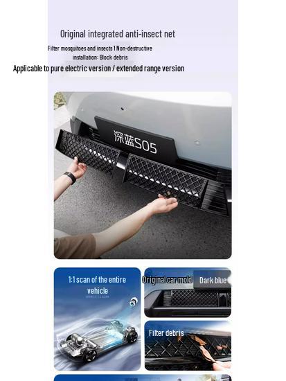 Shenlan S05 Insect and Dustproof Grille Net: Car Accessory for Modified Decoration