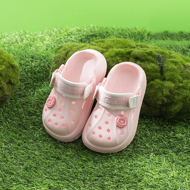 

Летние детские, подростковые и женские прохладные тапочки, мужские сандалии с отверстиями, родительско-детские 22CM