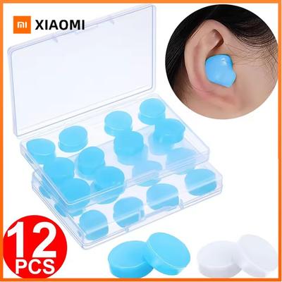 Waterproof Ear Plug Silicone Wax Earplugs Swimming Flying Working Earplug Noise Reduction Cancelling Sleeping Protection Earbuds