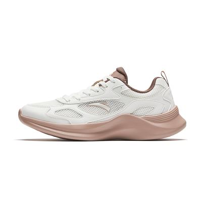 Cushioning Abrasion Resistant Lightweight Low Top Casual Shoes Women's White Umber 922618898-4