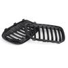 1 Pair Front Kidney Grille Grill For BMW 2016+ F48 F49 X1 X-Series Matte Black