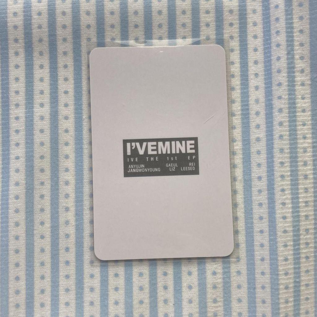 [USED] Wonyoung I'VE IVE MINE Loved IVE Sanok Trading Card