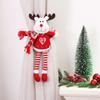 Christmas Curtain Buckle Holiday Party Window Decorations Cartoon Curtain Tieback Holder for Living Room Bedroom Decor