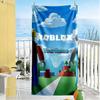 Roblox Customized Name Beach Towel Super Soft Microfiber Quickdry Fabric Portable for SwimmingBeachCamping Travel Beach AccessoriesGym