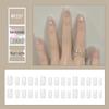 Chasing Light Cat's Eye Crystal Nails: Handmade, Detachable, Flash Diamond Design for Trendy, Stylish Looks.