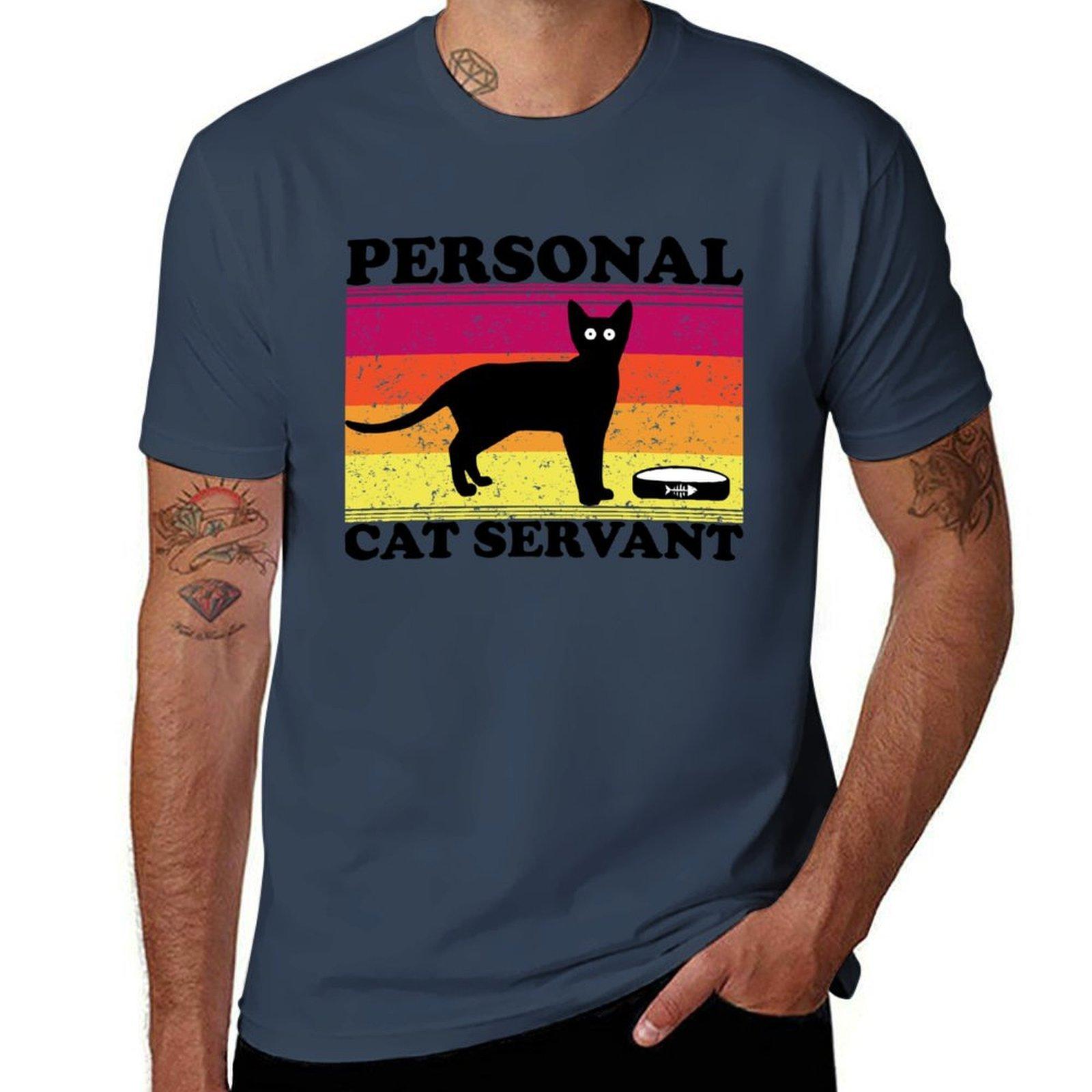 Personal Cat Servant Tshirt Soft Lightweight Cotton Tshirt S