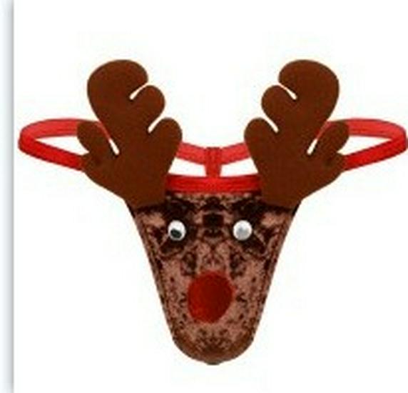 Herren Rentier Kostüm Dessous - Halloween & Weihnachten Erotische Partybekleidung