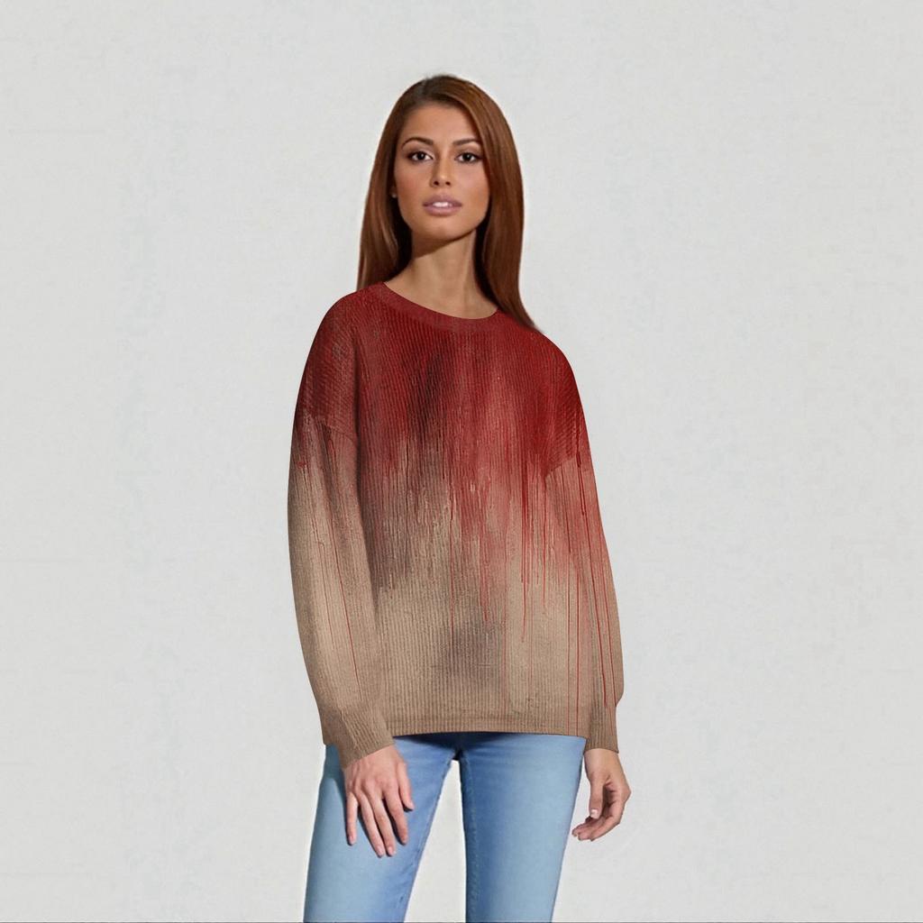 Women's Daily Casual Tops  Knitted Sweater