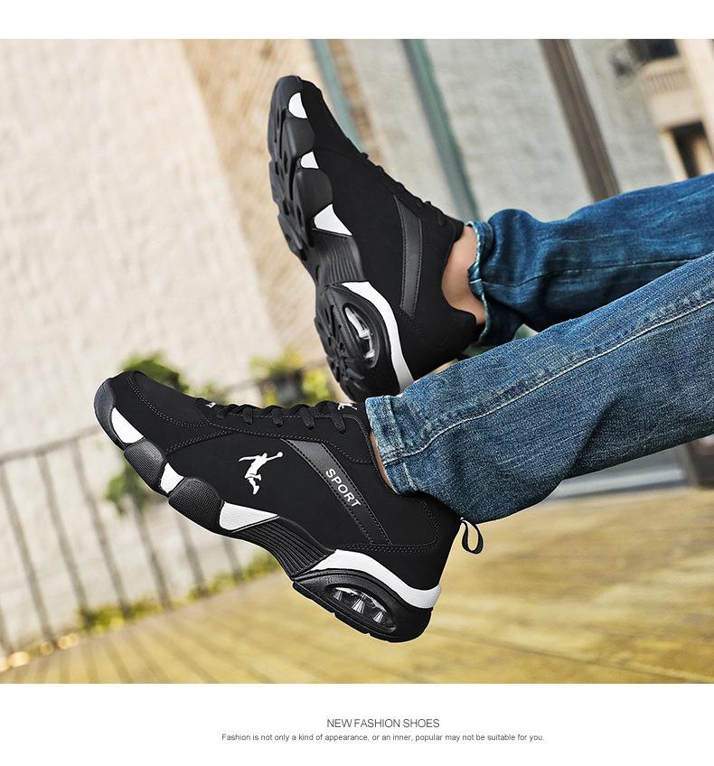 Kobe Brand Autumn/Winter Men's Non-Slip Plus Velvet Casual Travel Sneakers