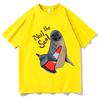 Neil The Seal Printing Tshirt Unisex Unisex Casual Loose O Neck Tee Comfortable Cotton Loose Casual Clothing Aesthetic Short Sleeve