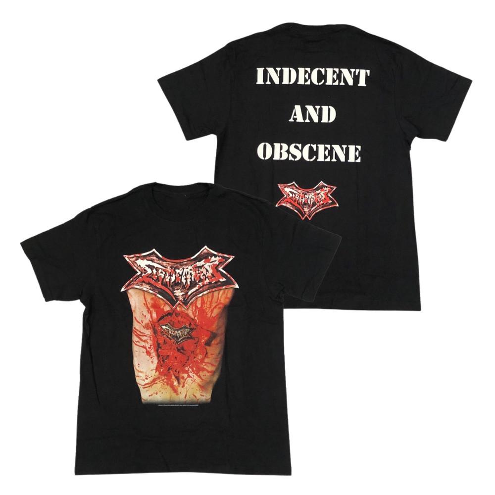 2 Sides Dismember Band Indecent And Obscene Shirt Black Unisex S-5XL 1G0359 Unisex T-Shirt XXXXL