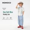 MOMOCO Boys' Stylish Summer Tank Top and Shorts Set