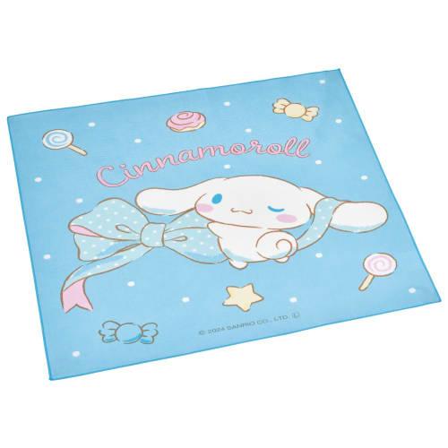 Skater Children's Lunch Cloth, 43x43cm, Made in Japan, Sanrio Cinnamoroll Big Ribbon, Girls' KB4