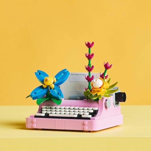 LEGO Creator Flower and Typewriter Toy Blocks8910Elementary School Pretend Play House 31169
