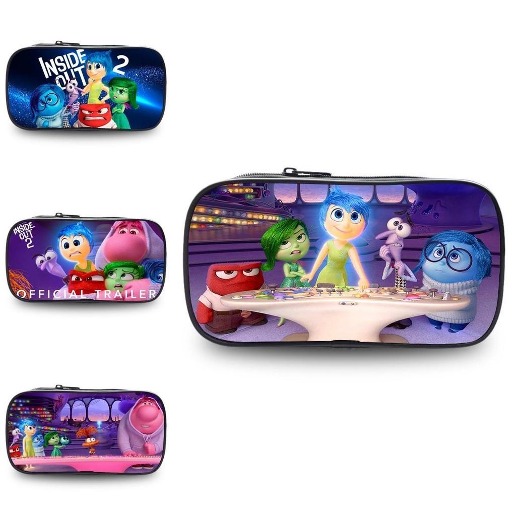 Inside Out 2 Student Large Capacity Pencil Case Oxford Cloth Durable Pouch