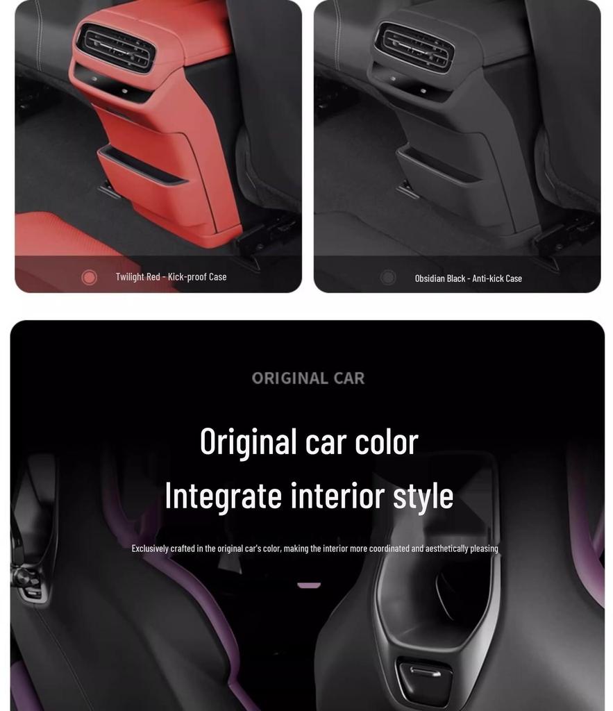 Xiaomi SU7 Refrigerator Kick Mat & Storage Pad for Seat Back Vent Protection