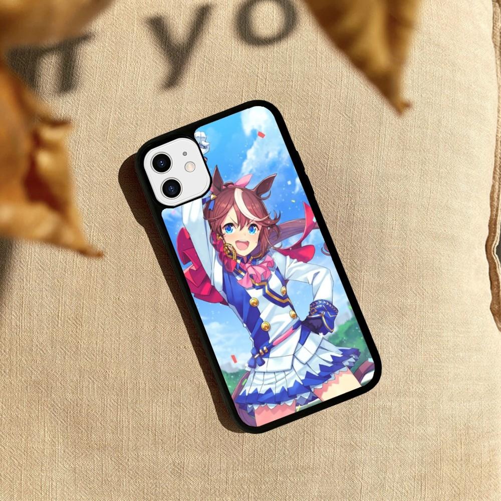 Anime Uma Musume Pretty Derby Tokai Teio Phone Case Silicone PC+TPU For For IPhone 11 12 13 14 15 16 Plus Pro Max Cover