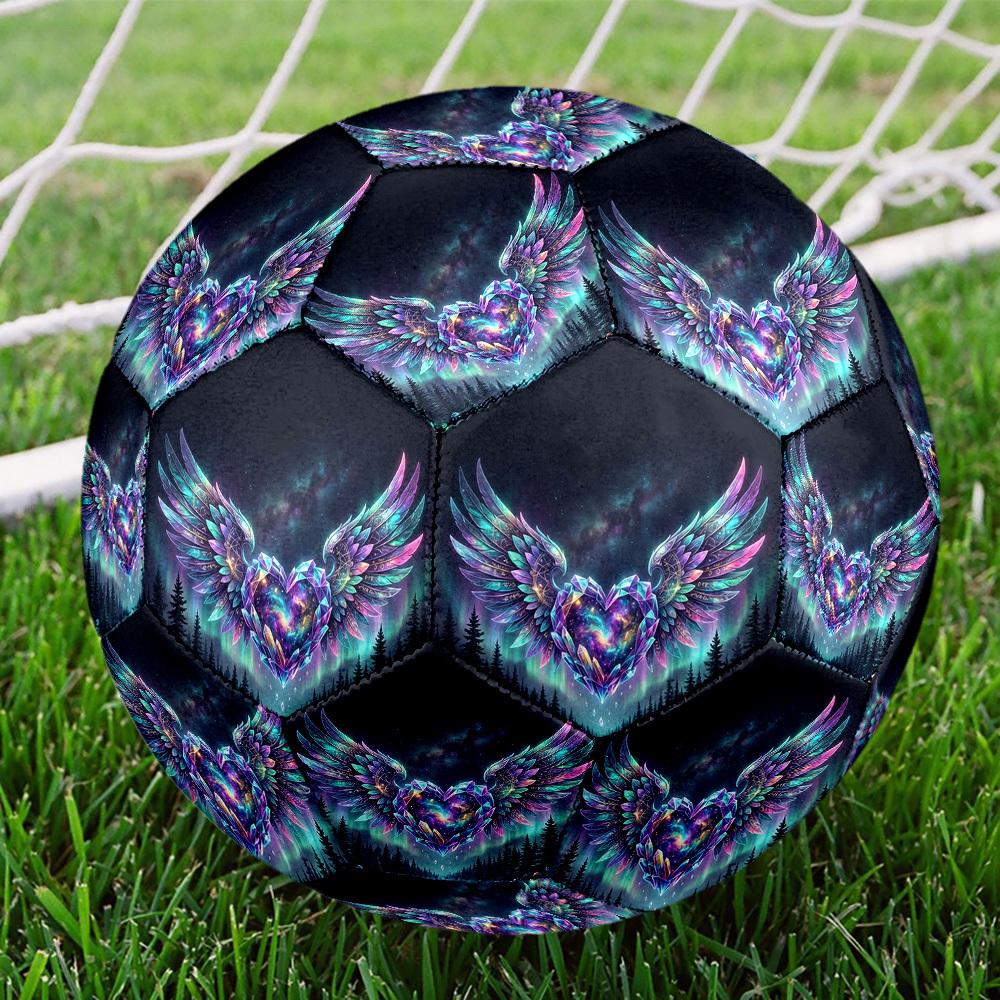 1pc Heart Wings Size 5 Soccer Ball Professional Lightweight Durable Match Training Football Indoor &Outdoor Sports BallTraining Ball Y16
