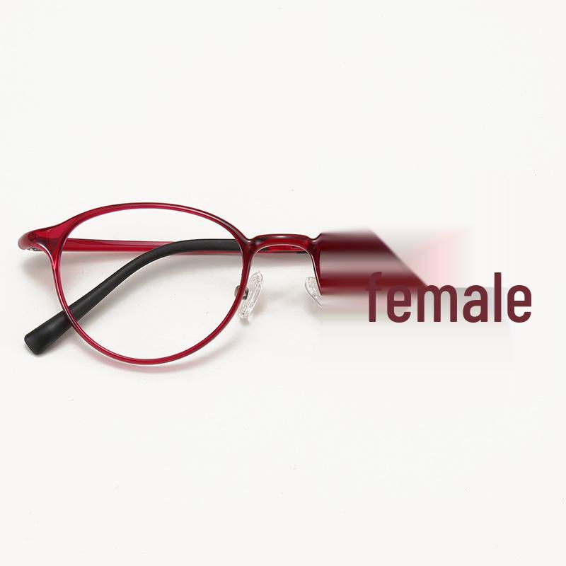 1144 Ultralight Tungsten-Carbon Plastic Myopia Eyeglass Frames for Men & Women - Small Oval Student Optical Glasses