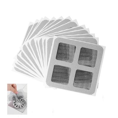 50/30/20/10 Pcs Disposable Hair Drain Stickers New Drain Mesh Strainer for Bathroom Laundry Bathtub Kitchen