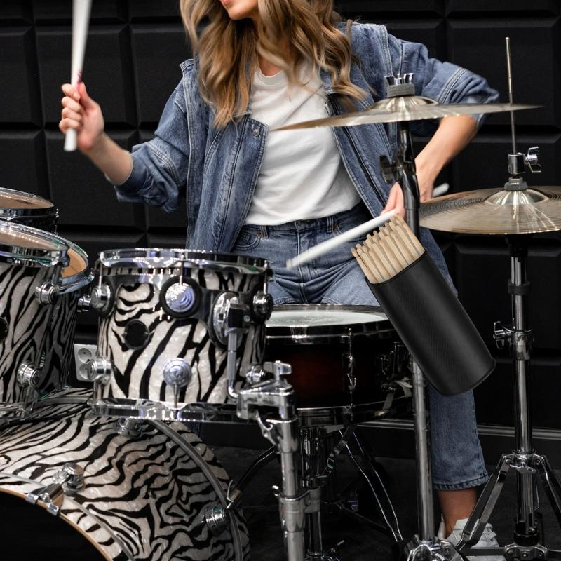 Nylon Drum Stick Holder Drumstick Organizer Waterproof Protective Carrying Storage Bag Nylon Drumstick Container Bag