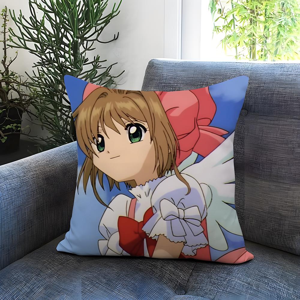 POPULAR C-CCardcaptor SSSakuraS Cushion Cover Comfortable Reversible Pillow Cover Ideal for Car Sofa Bedroom & Beyond