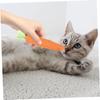 Cat Toy Carrot Sound Bite Resistant Paper Rope Clean Teeth Interactive Chew Toys Cat Kitten Built-in Bell Small Animals Pet Toys