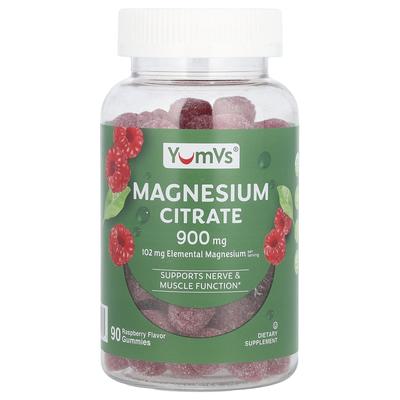 Magnesium Citrate, Raspberry, 900Mg, 90 Gummies (300Mg Per Gummie)