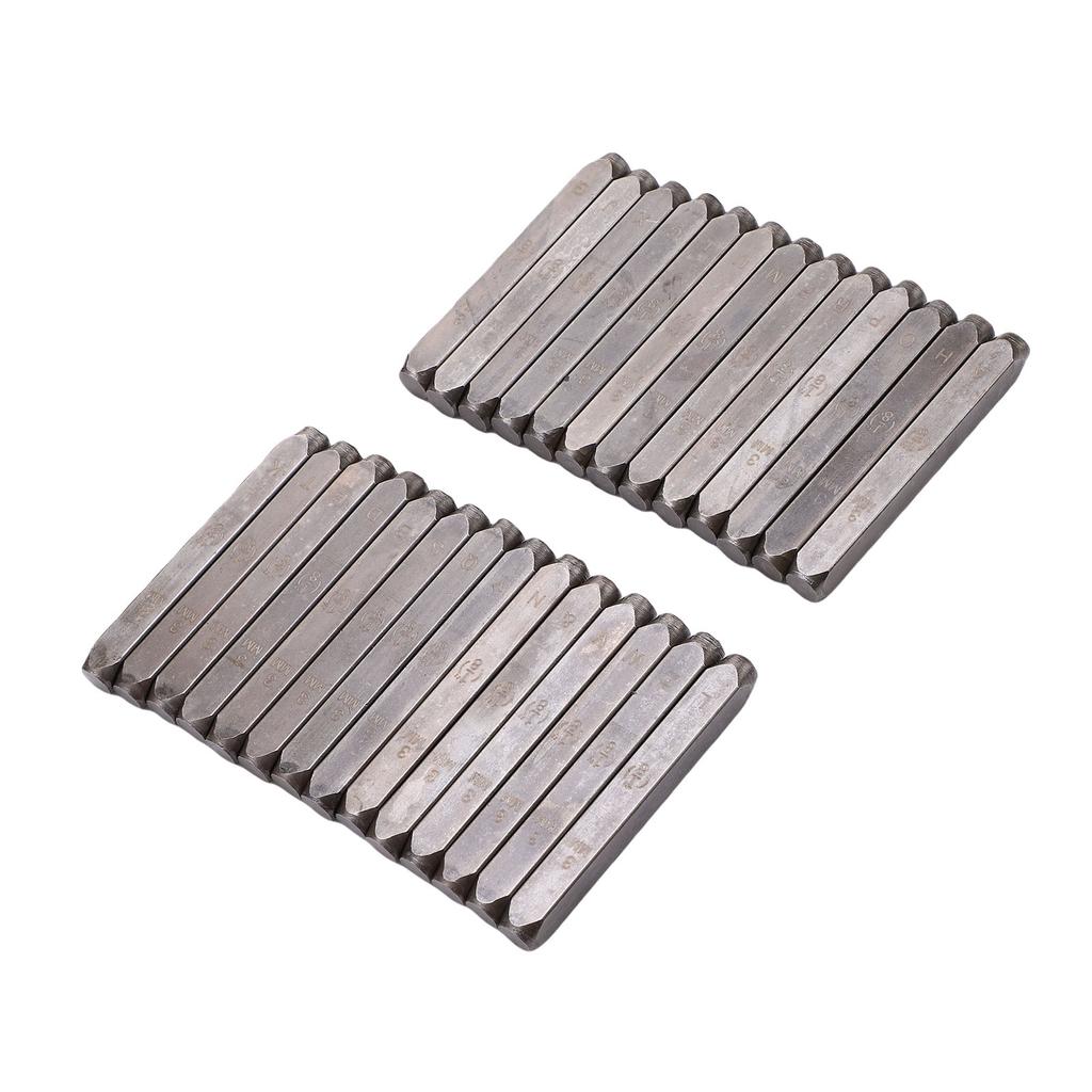 Cursive Font Stamp Carbon Steel Letters Punch Set Artistic Capital A Z Leather Craft Jewelry Metal Stamping Tools