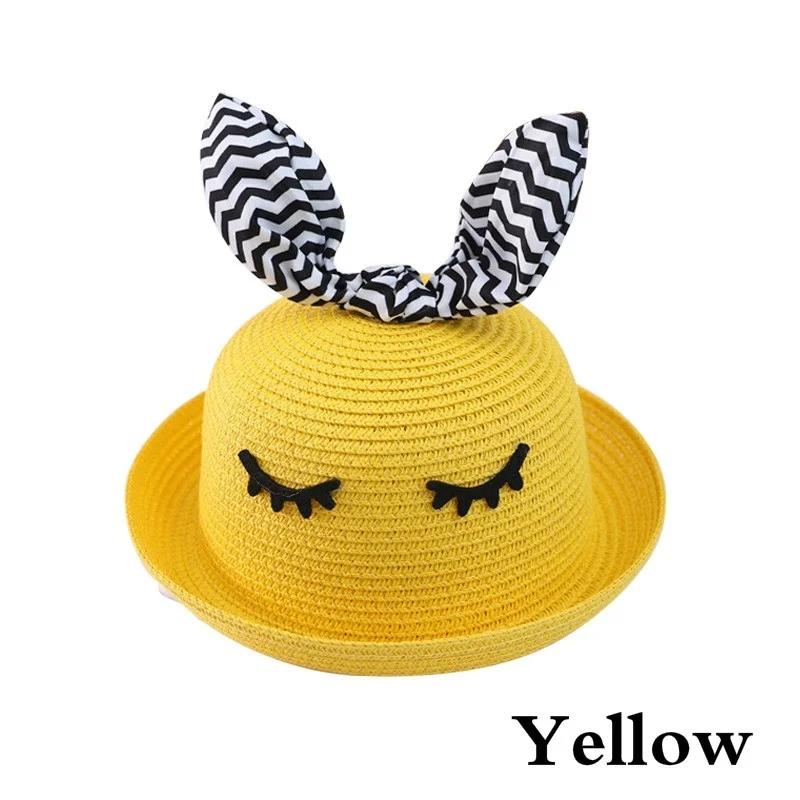Auge Hasenohren Baby Junge Mädchen Fischerhut Kinder Strandkappen Sommer Sonnenhut Säugling Kleinkind Kappen