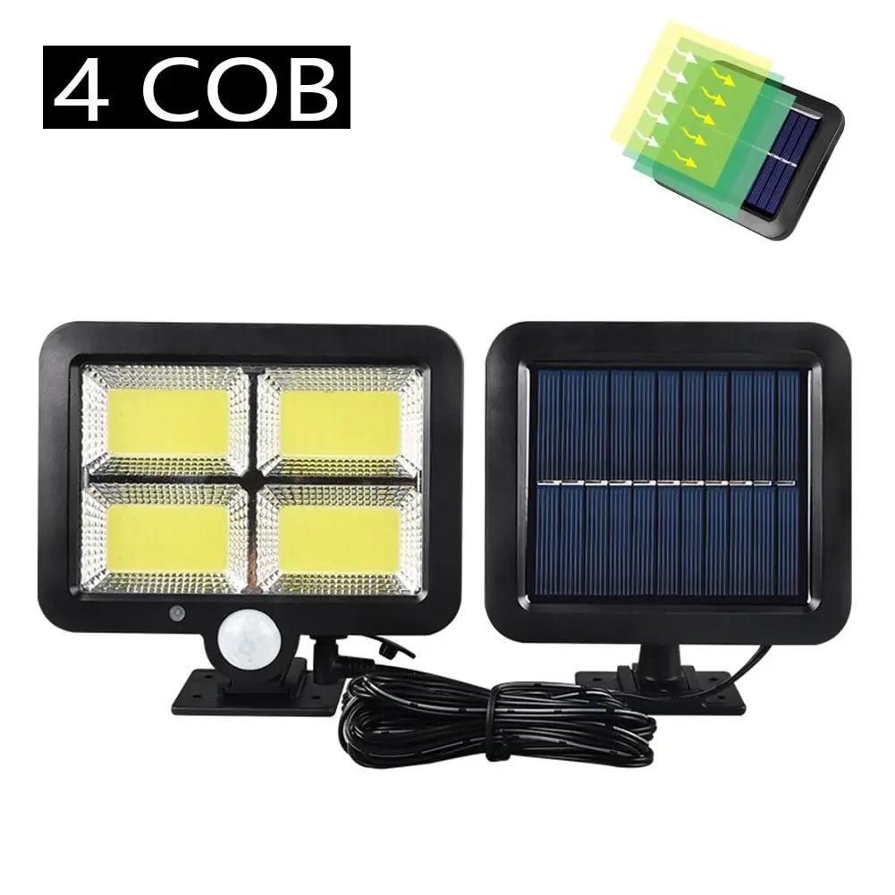 LED Solar Split Wall Lamp 3 Mode Waterproof Motion Sensor Lamps Garden Street Lighting Solar Lamp For Garage Security Wall Light
