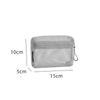 Casual Nylon Storage Pouch With Zipper Hand-held Mesh Pouch Mesh Multipurpose Toiletry Wash Bags Travel