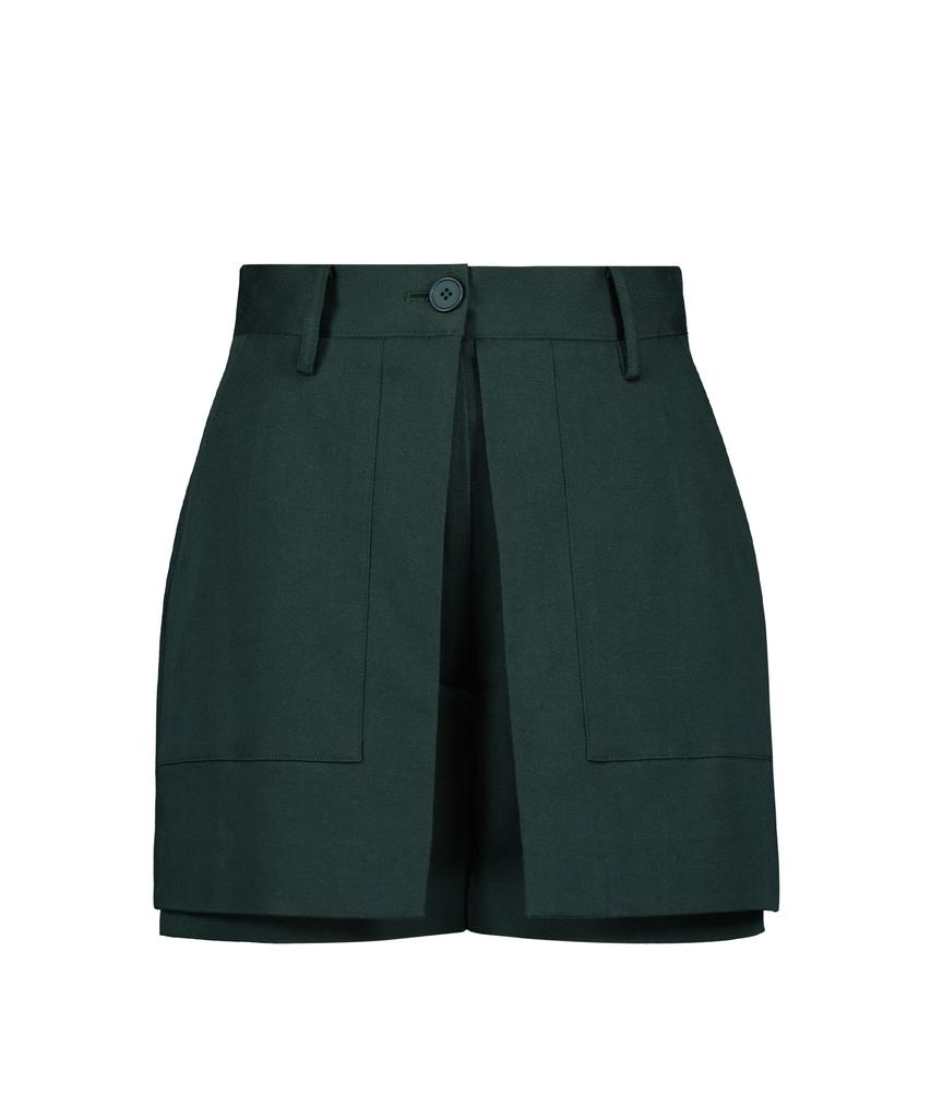 LESONNET Swing Skirt Pants Deep Green