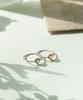 Alleun Silver 925 Layered Cubic Heart Ring
