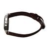 CASIO Customized watch modified series Chengguang Platinum Shadow Brown leather belt Star modified mirror Fashion trend watch F-91WS-7