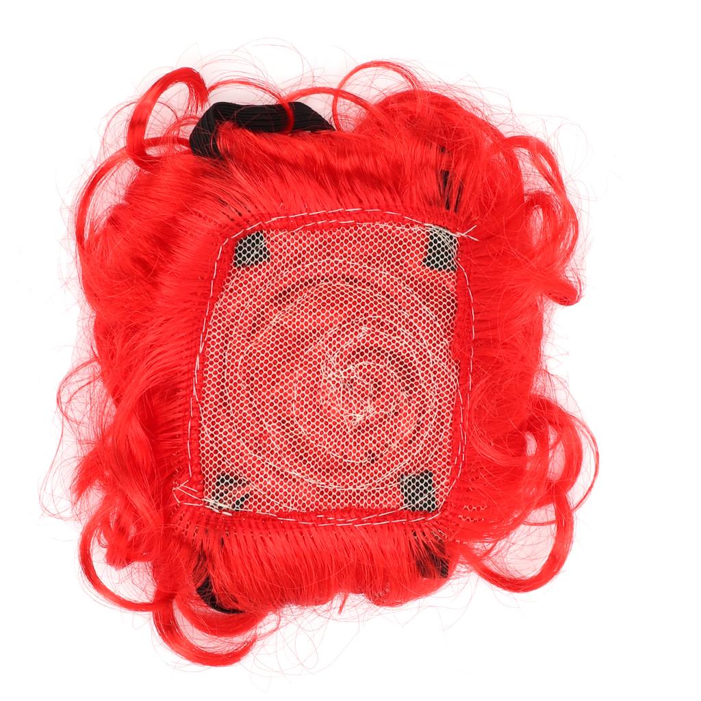 Pet Wig Elastic Band Washable Dog Cosplay Wig for Small Medium Large Dogs Cats