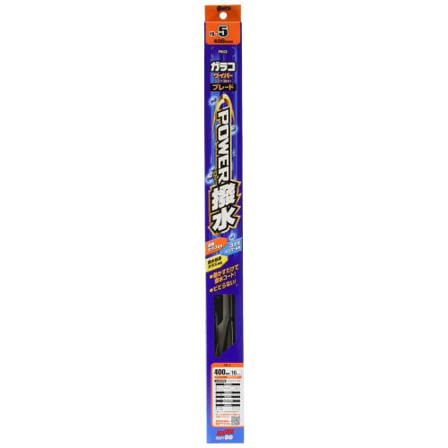 Soft 99 (SOFT99) glaco wiper blade glaco wiper power water repellent blade PB-5 automotive water repellent wiper length 400mm rubber width 6mm water r