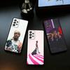 COOL L-Lil U-Uzi Vert Soft Silicone Black Cover Phone Case For Samsung Galaxy A73,A72,A71,A70,A53,A52,A51
