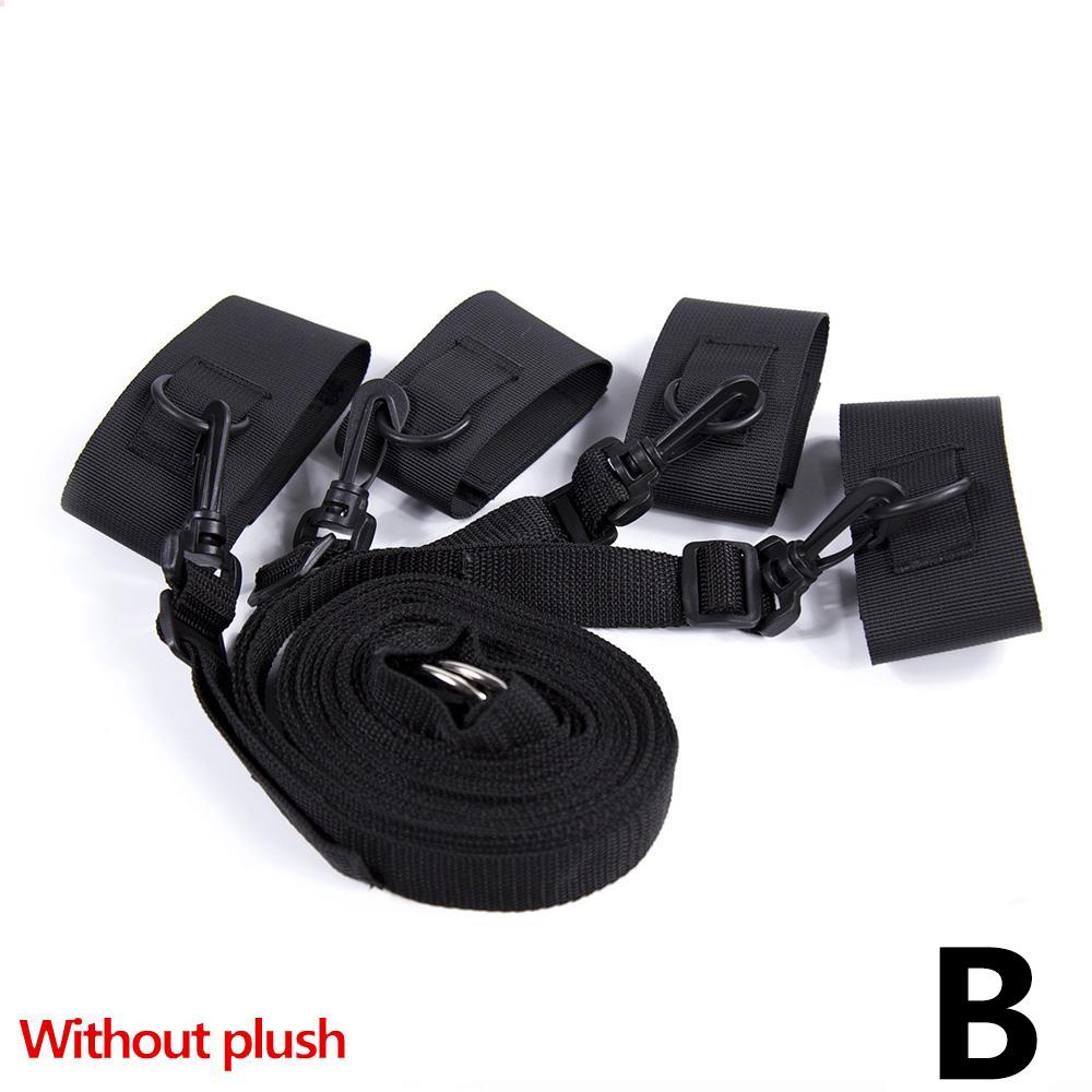 Sexspielzeug BDSM Sex Bondage BDSM-Sets, Sex Bondage Fußfesseln Bondage Handgelenk und Handschellen Verstellbare Riemen, Bett Bondage Paare Sexspielzeug Spiel Bondage Ausrüstung