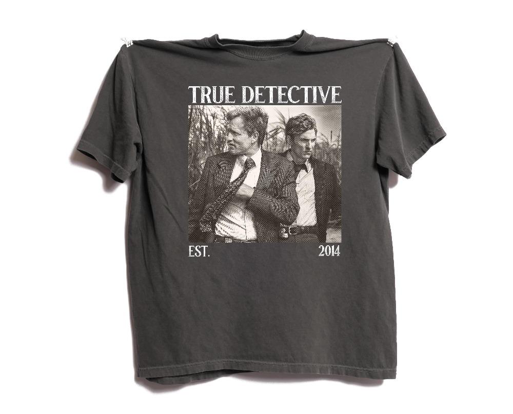 True Detective Tv Series Comfort Colors Tee Retro 90s Shirt Summer Unisexs And Unisexs Loose And Breathable Tshirt Top