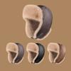 Pu Leather Warm Ski Hat Beanie Caps Cycling Lei Feng Hat Casual Winter Pilot Hat Hiking