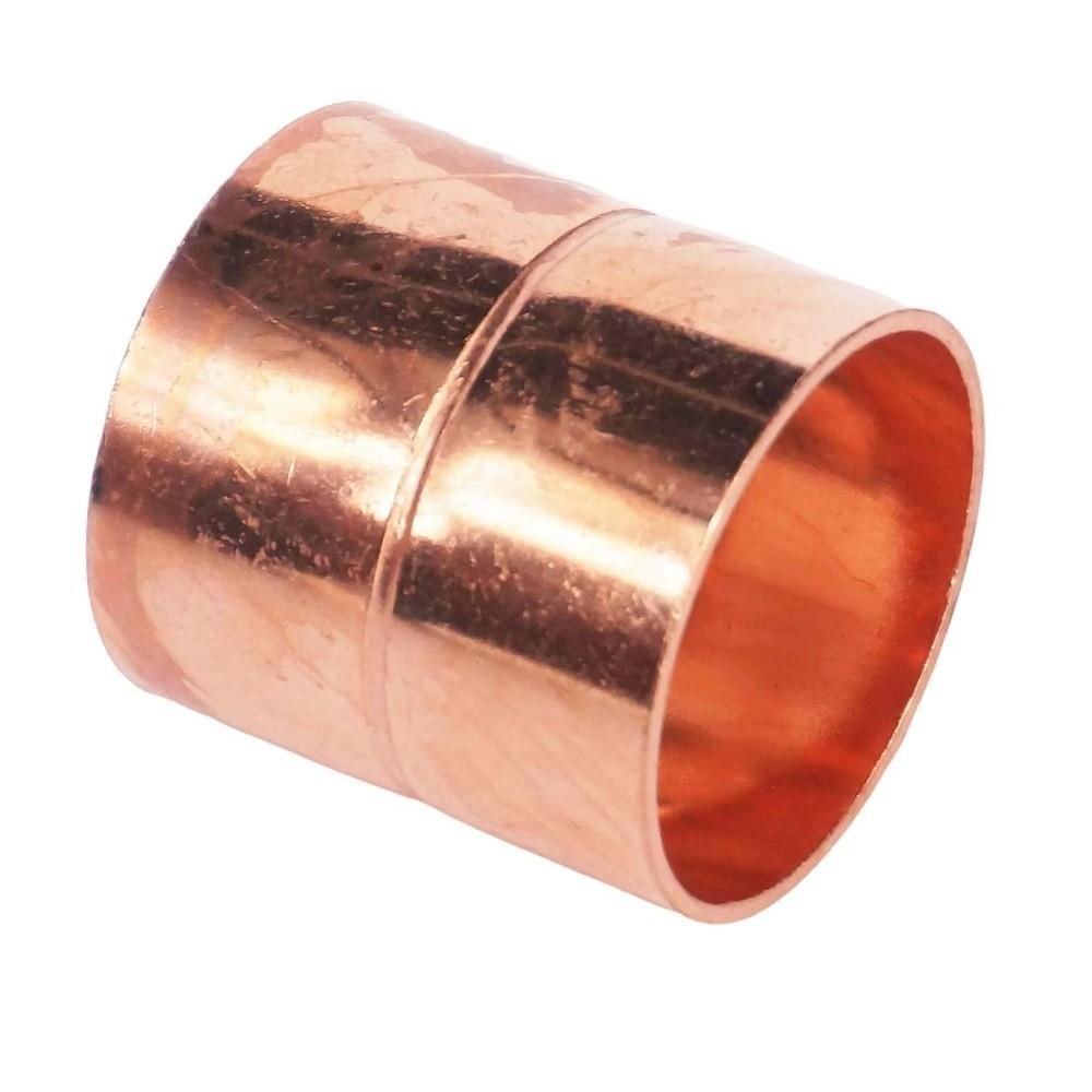 10PCS Copper Coupling Tube Fitting Equal Straight Weld Coupling  Refrigeration Equipment