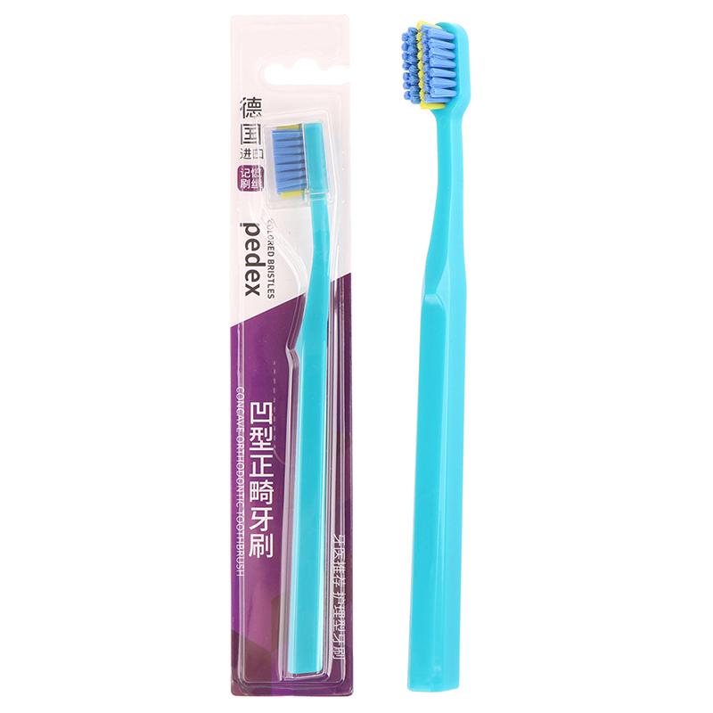 

Чистые ортодонтические брекеты, ортодонтические зубные щетки для взрослых, мягкая зубная щетка синий