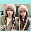 Knit Hat For Women Winter Fur Beanie With Warmth For Casual Wear