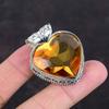 Faceted Whiskey Topaz Pendant 925 Sterling Silver Pendant Wonderful Vintage Jewelry Handmade Pendant Genuine Gemstone Pendant Gifts For Her