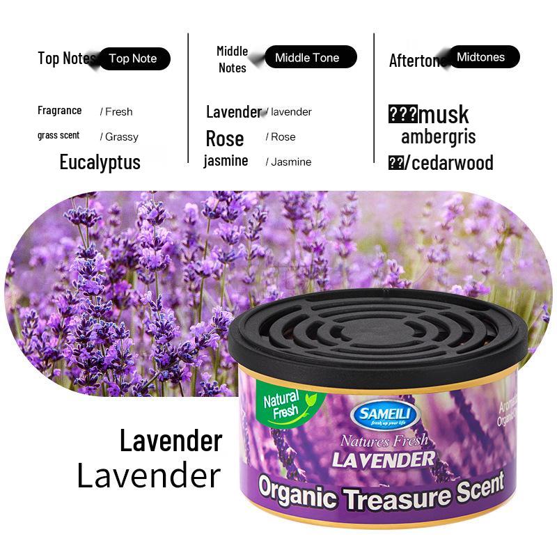 Organic Sandalwood Car Air Freshener - Essential Oil Aromatherapy Wood Deodorizer