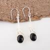 Black Tourmaline Earrings Gemstone Jewelry, 925 Solid Sterling Silver Earrings, Handmade Amazing Earrings Jewelry