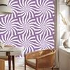 Hippie Wallpaper Background Purple and White for Living Room and Bedroom 50x1000