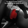 2PCS Top Suede Trim LHD RHD Sticker For Mazda 3 BP Axela CX30 CX-30      2024 2025 Car Steering Wheel Paddle